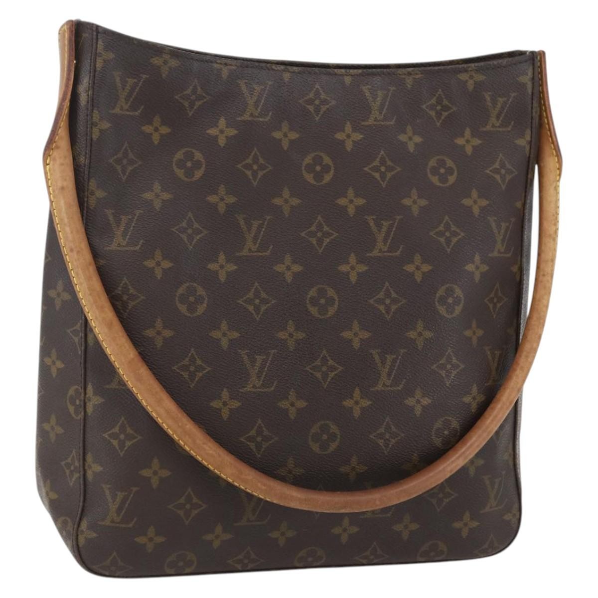 Louis Vuitton Looping Handbag Monogram Canvas, BROWN, CANVAS, Shoulder bag
