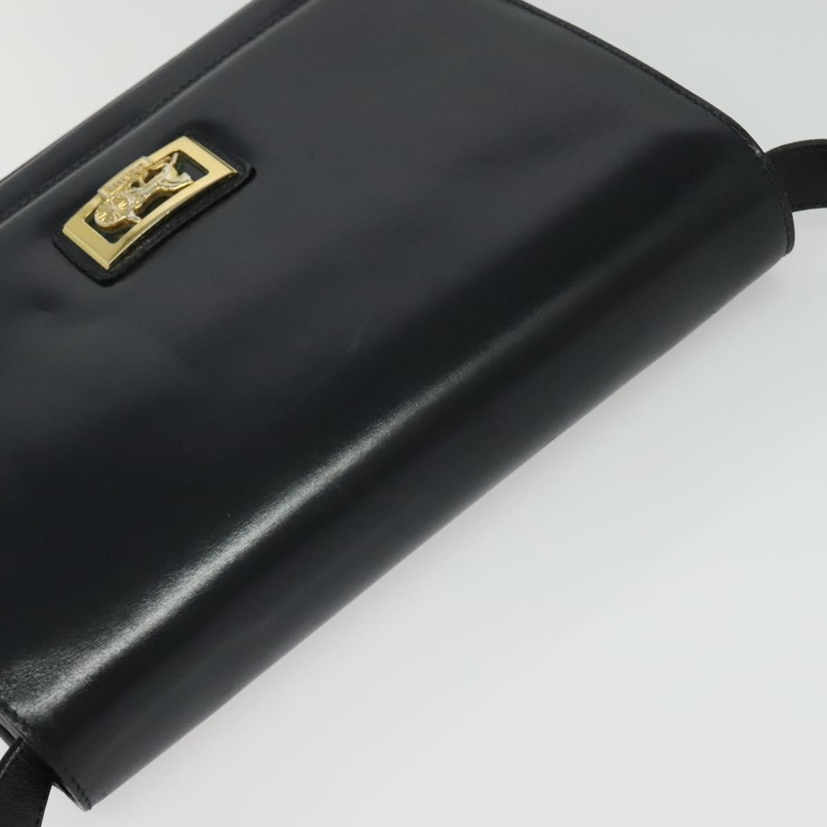 Celine Horse Carriage Shoulder bag Leather, NAVY, LEATHER, Shoulder bag