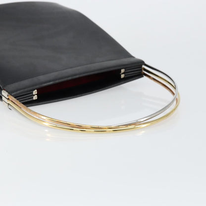 cartier Trinity Hand bag Leather, BLACK, LEATHER, Handbag