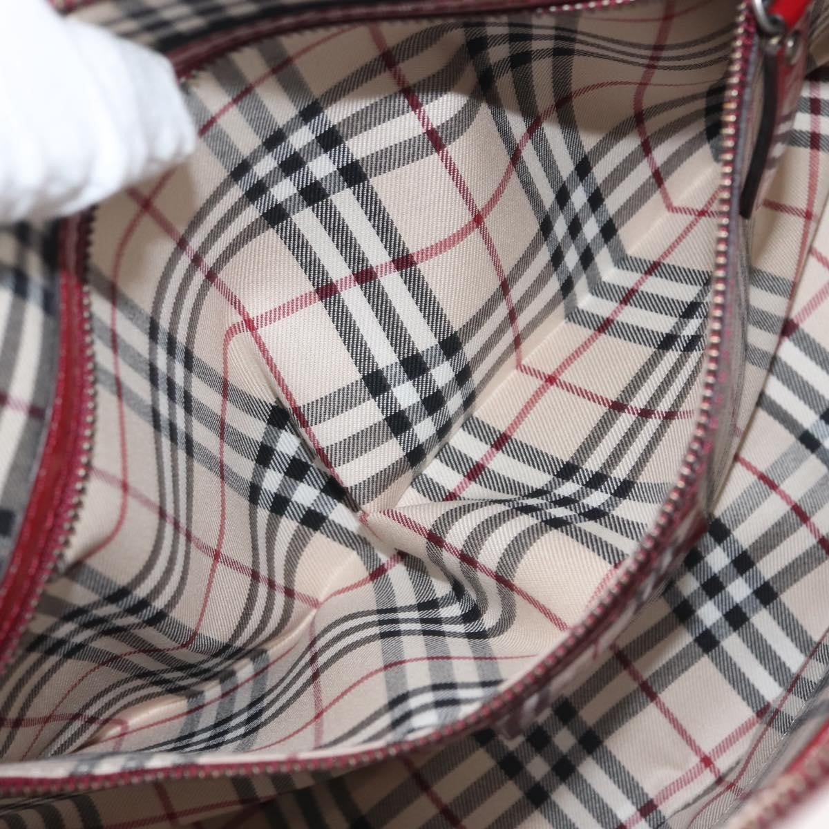 Burberry Vintage Handbag Patent leather, RED, PATENT_LEATHER, Handbag