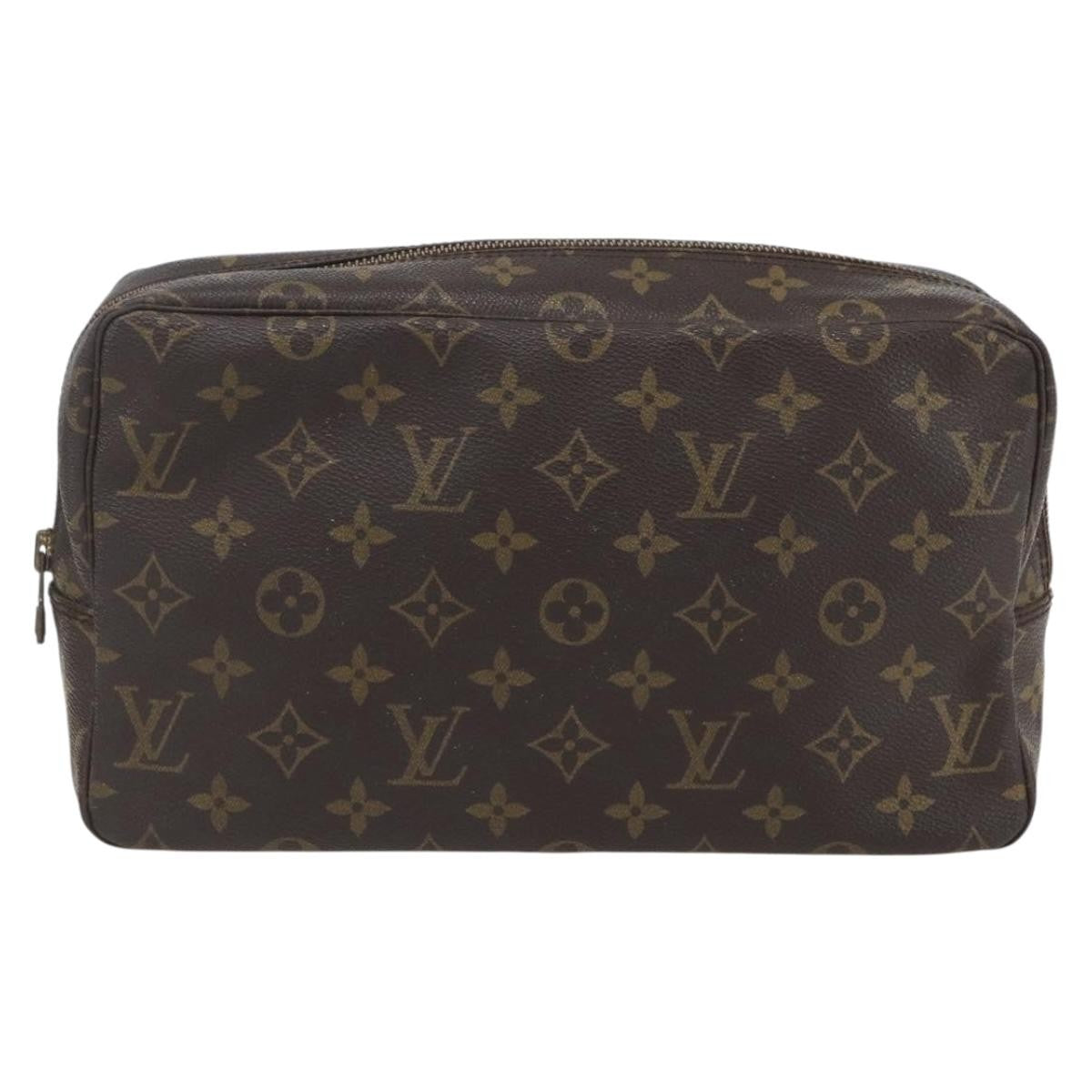 Louis Vuitton Trousse Toilette Monogram Canvas, BROWN, CANVAS, Clutche & pouche