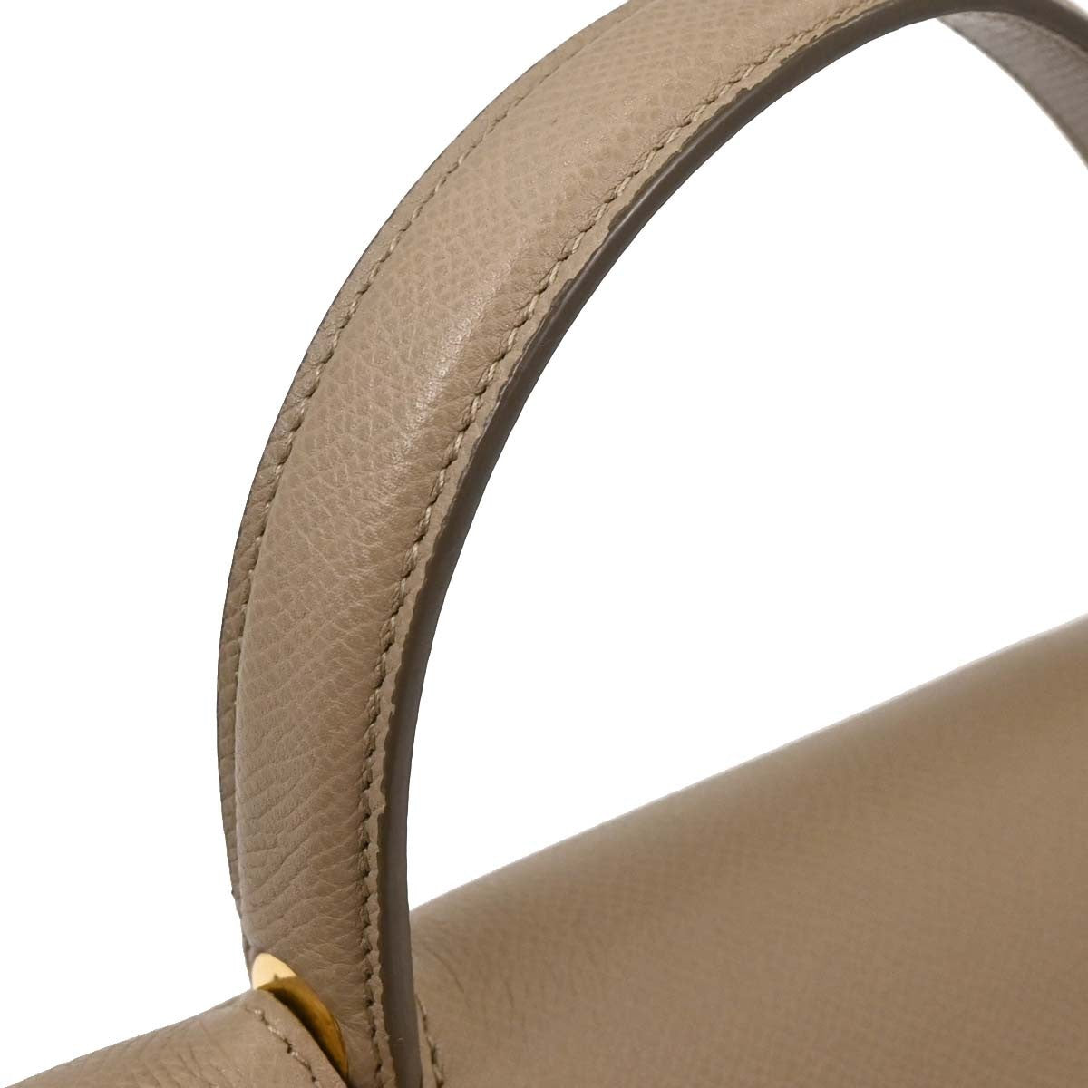 Celine Belt Bag Calfskin, BEIGE, LEATHER, Handbag