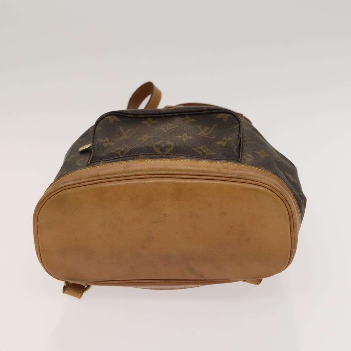 Louis Vuitton Vintage Montsouris Backpack Monogram Canvas, BROWN, CANVAS, Backpack