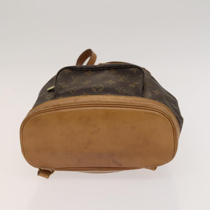 Louis Vuitton Vintage Montsouris Backpack Monogram Canvas, BROWN, CANVAS, Backpack