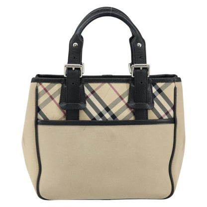 Burberry Nova Check Handbag Nova Check Canvas, BEIGE, CANVAS, Handbag