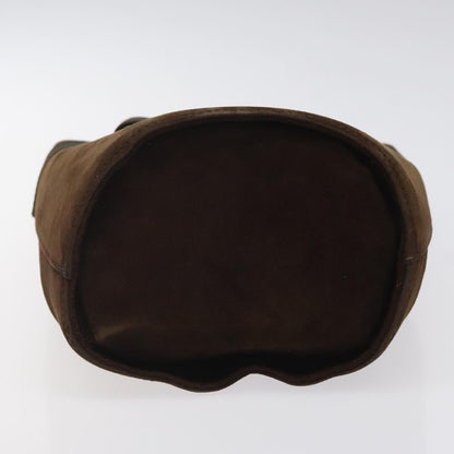 Salvatore Ferragamo Vala Handbag Suede, BROWN, SUEDE, Handbag