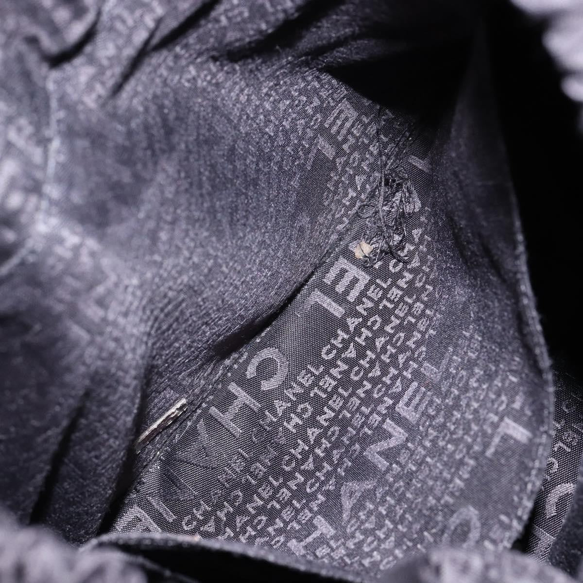 Chanel Square Stitch Tassel Hobo Quilted Leather, BLACK, LEATHER, Handbag