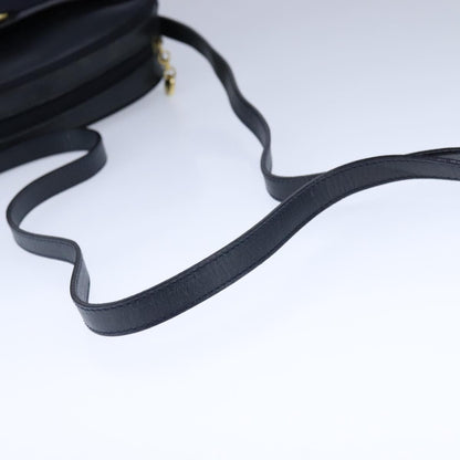 Salvatore Ferragamo Vala Shoulder Bag Leather, NAVY, LEATHER, Shoulder bag