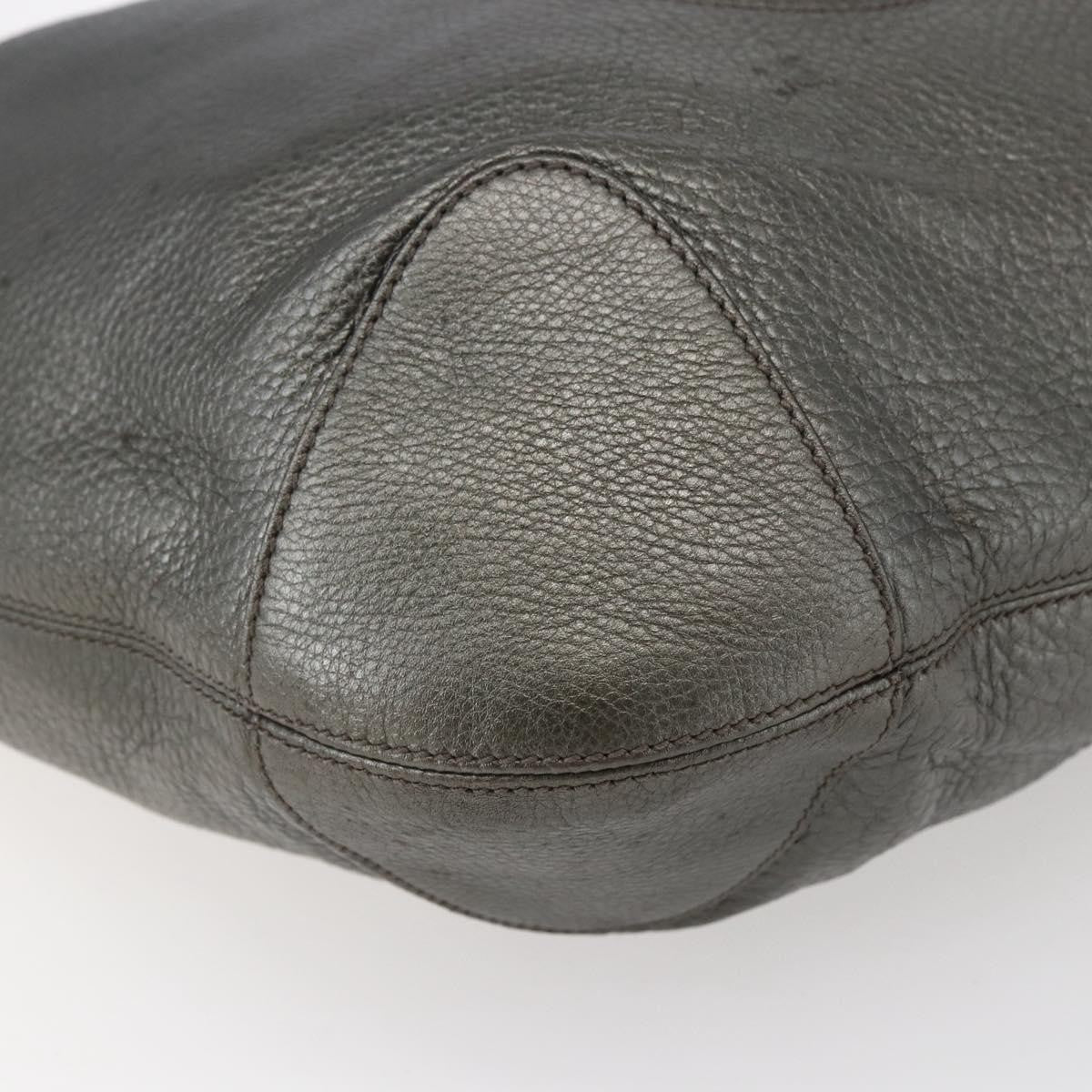 Gucci Soho Chain Hobo Leather, SILVER, LEATHER, Shoulder bag