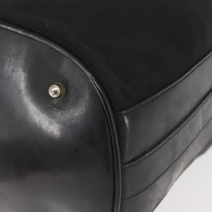 Gucci Vintage Bamboo Bucket Bag Nylon and Leather, BLACK, NYLON, Bag