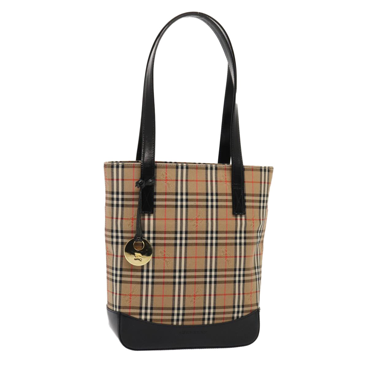Burberry Nova Check Tote canvas check pattern, BEIGE, CANVAS, Tote bag
