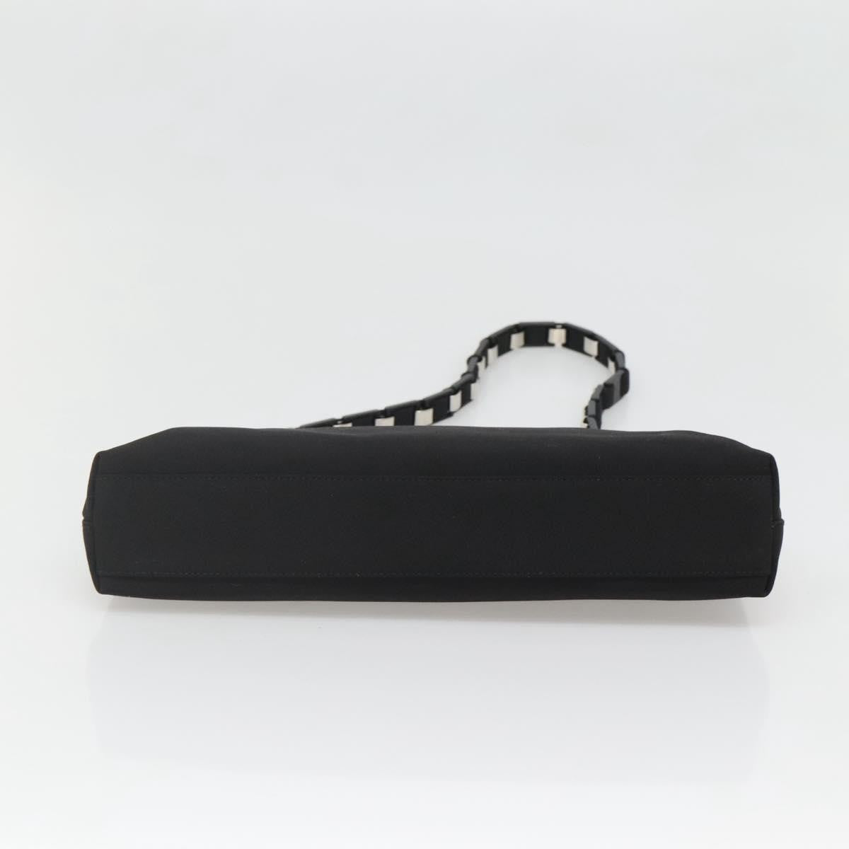 Salvatore Ferragamo Vala Shoulder Bag Nylon, BLACK, NYLON, Shoulder bag