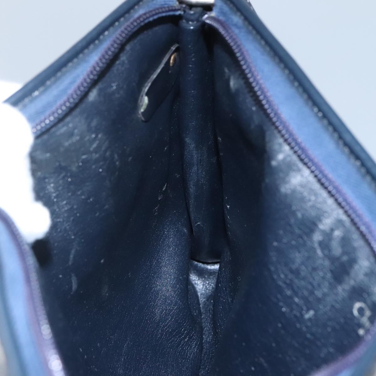 Christian Dior Vintage CD trotter Shoulder bag Canvas, NAVY, CANVAS, Shoulder bag