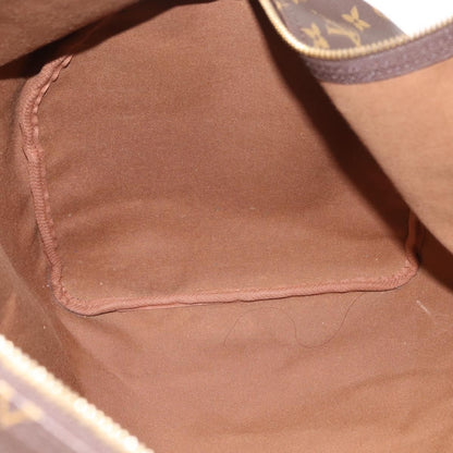 Louis Vuitton Keepall Bag Monogram Canvas, BROWN, CANVAS, Travel bag