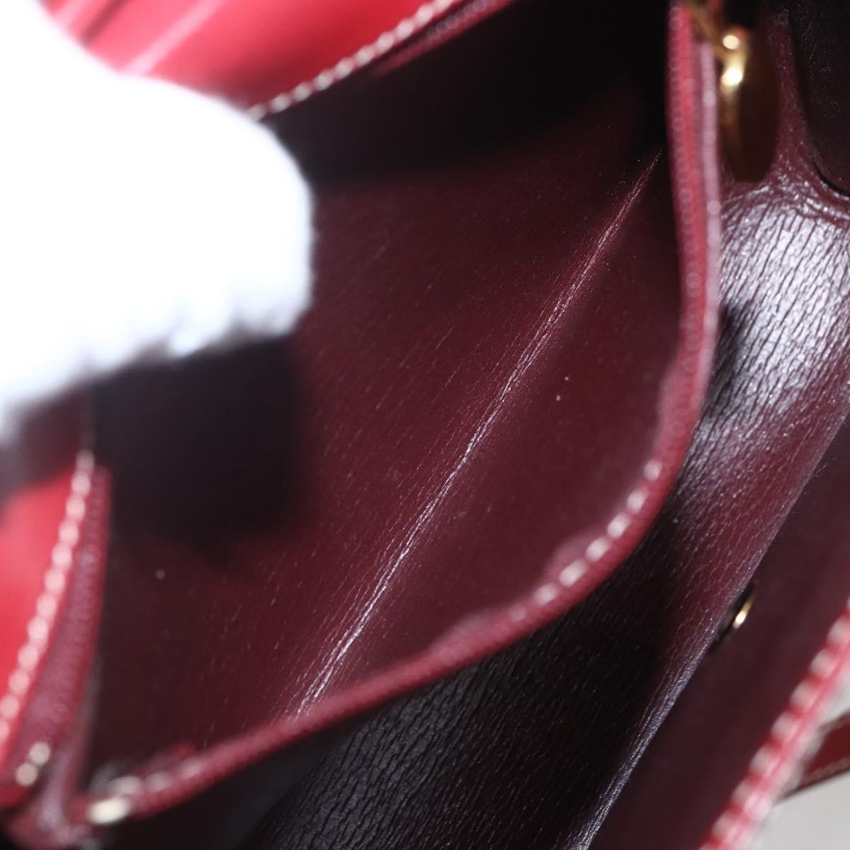 Christian Dior Vintage Handbag Leather, RED, LEATHER, Handbag