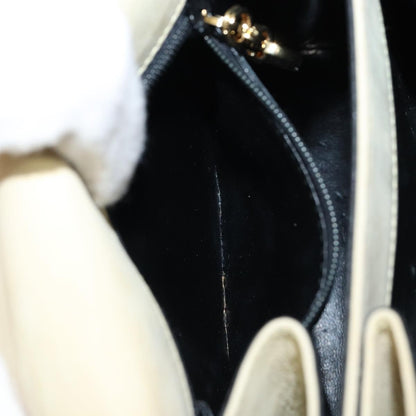 Salvatore Ferragamo Gancini Convertible Top Handle Bag Suede, BEIGE, SUEDE, Handbag