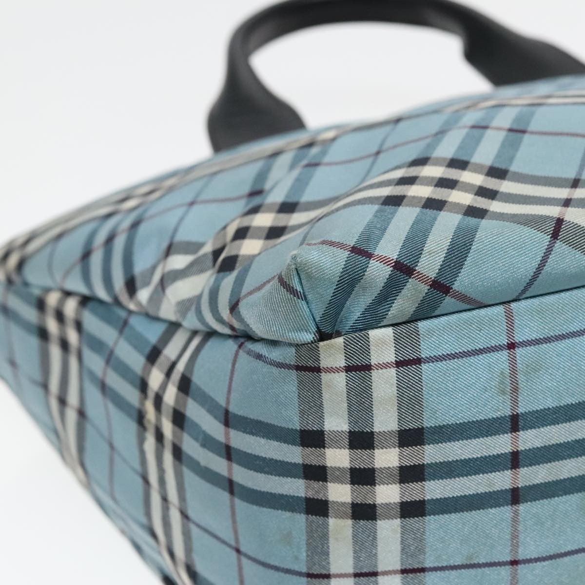 Burberry Nova Check Tote Nylon, BLUE, NYLON, Tote bag