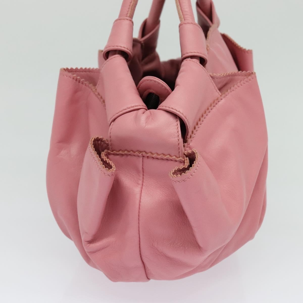 Loewe Anagram Logo Nappa Aire Hand Bag Leather, PINK, LEATHER, Handbag