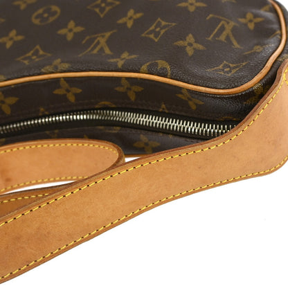 Louis Vuitton Croissant Handbag Monogram Canvas, BROWN, CANVAS, Handbag