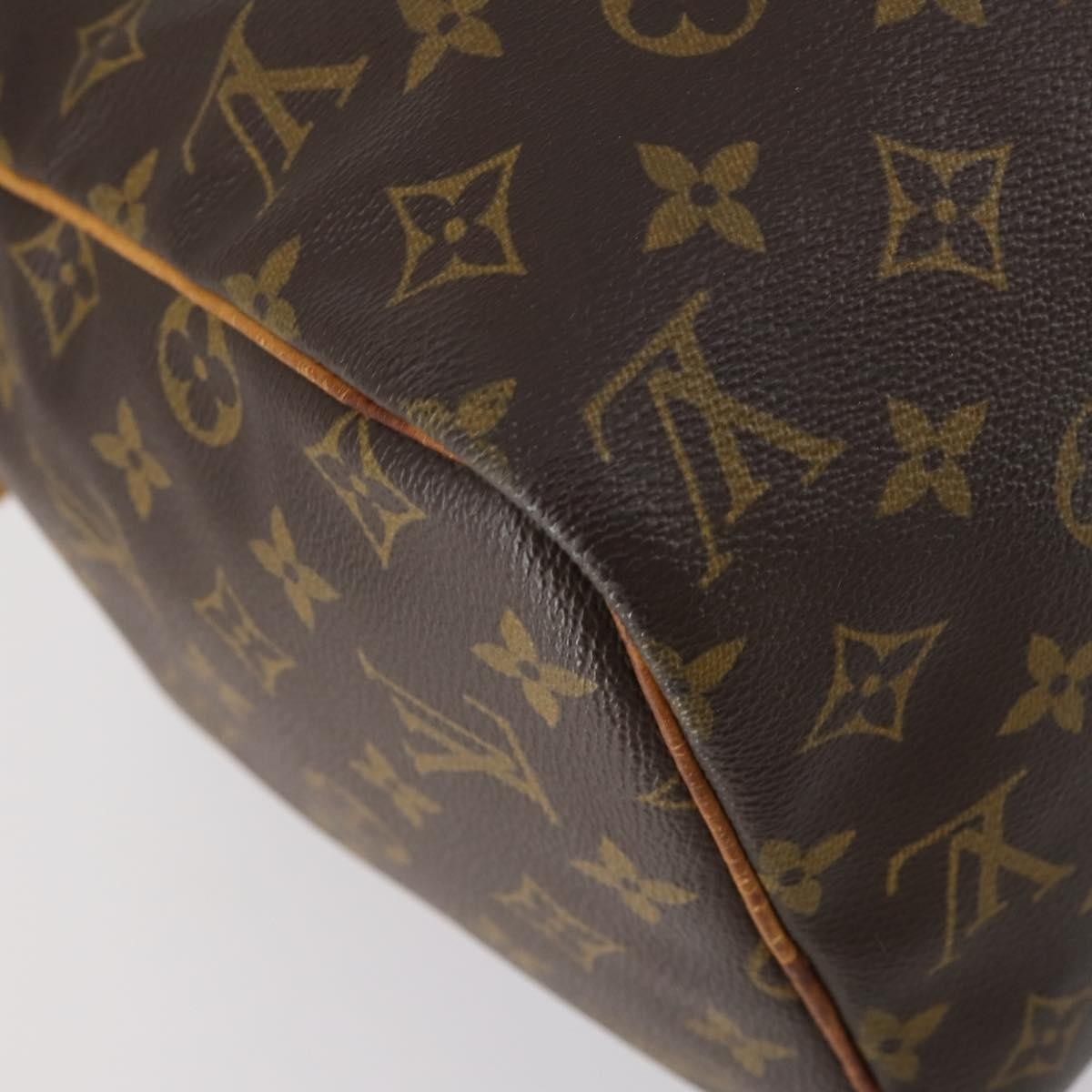 Louis Vuitton Sac Souple Handbag Monogram Canvas, BROWN, CANVAS, Travel bag
