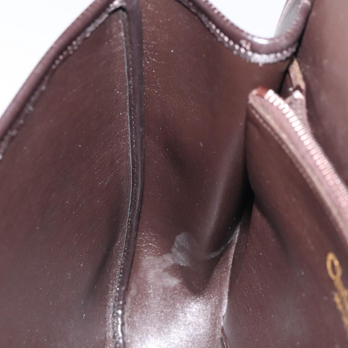 Christian Dior Vintage CD Flap Shoulder Bag Canvas, BROWN, CANVAS, Shoulder bag