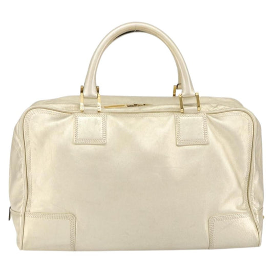 Loewe Amazona Bag Leather, GOLD, LEATHER, Handbag