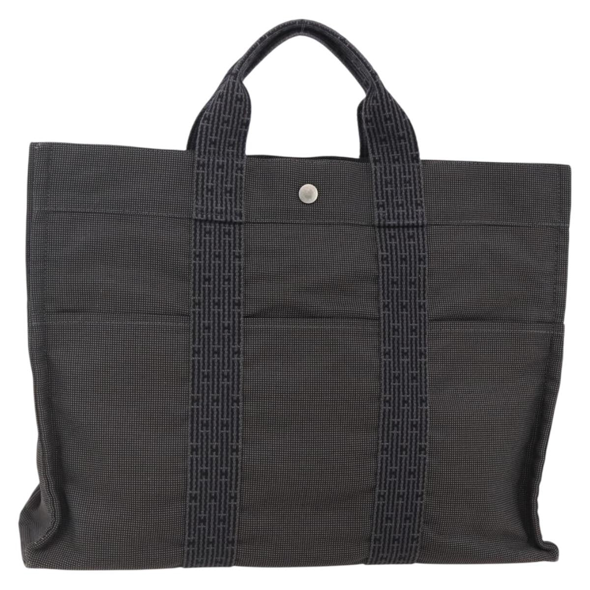 Hermes Fourre-tout Herline Fourre-tout Herline, GRAY, CANVAS, Tote bag