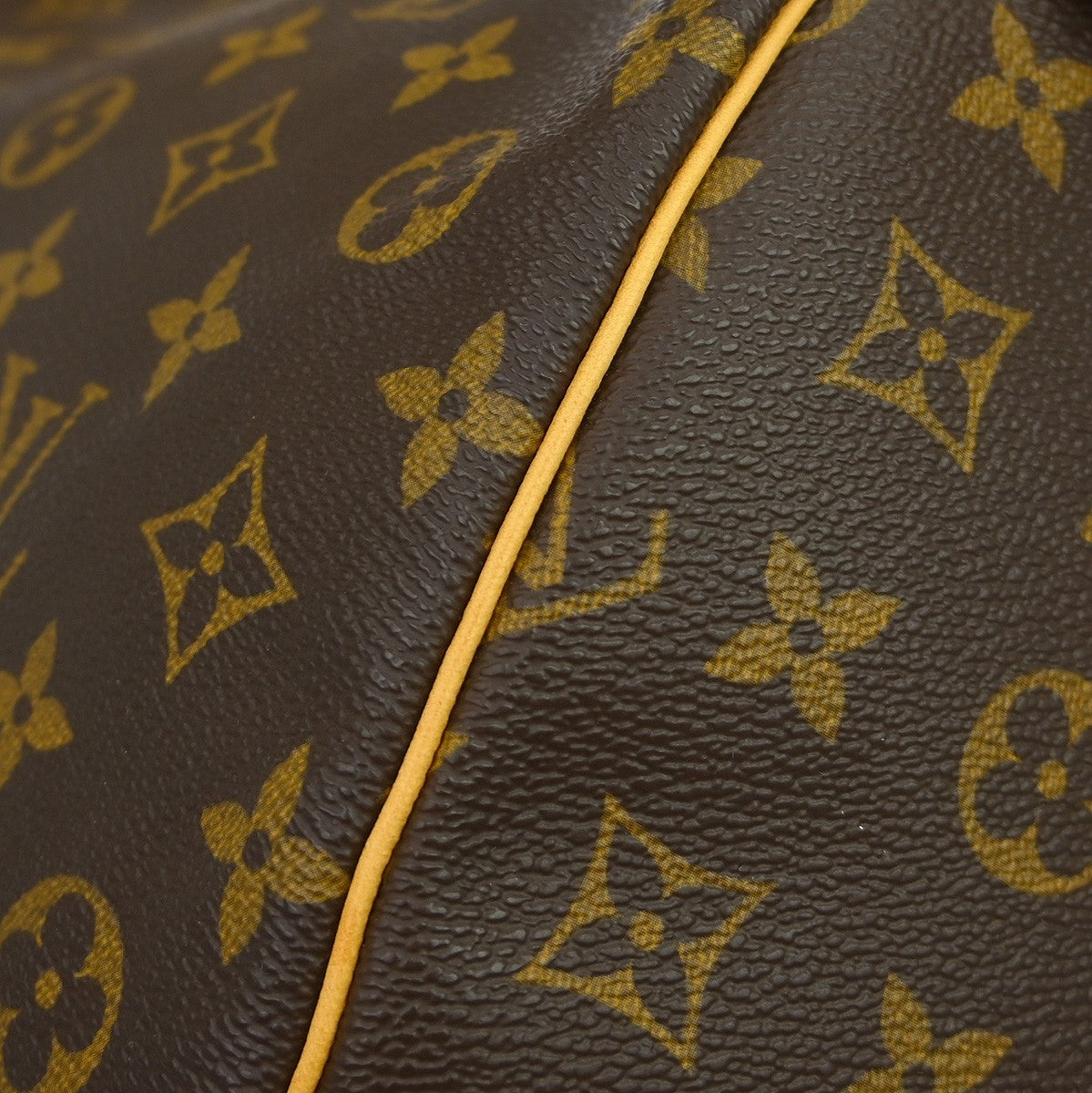 Louis Vuitton Keepall Bag Monogram Canvas, Brown, Canvas, Travel Bag
