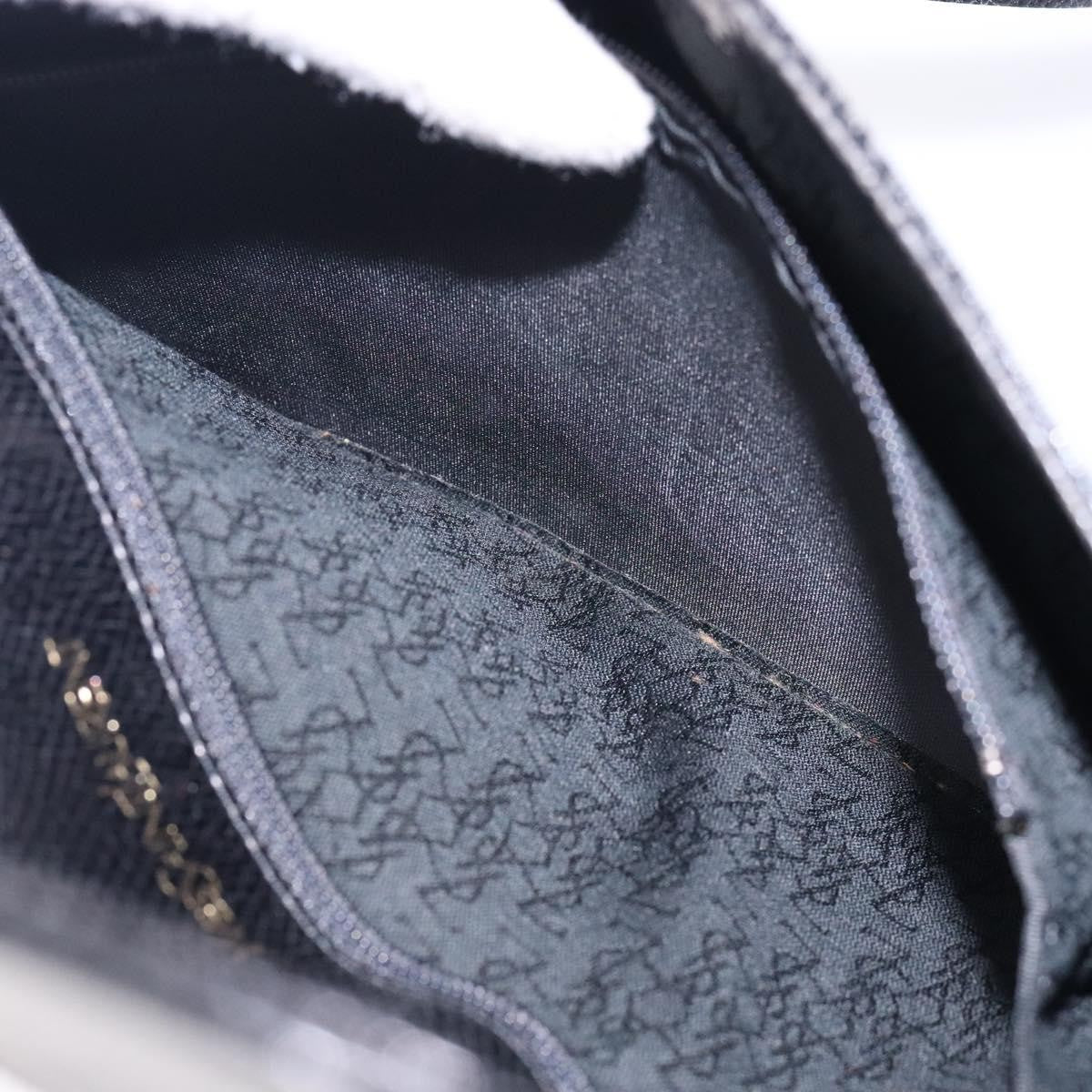 Saint Laurent Vintage Shoulder Bag Leather, BLACK, LEATHER, Shoulder bag