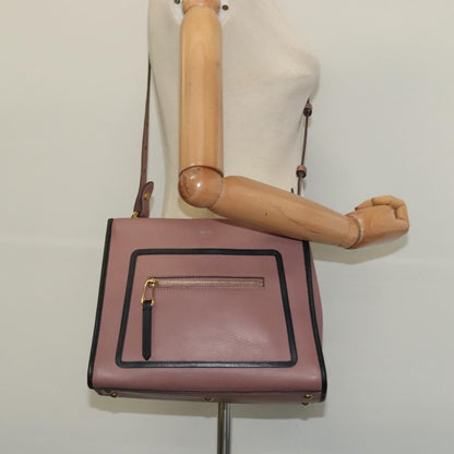Fendi Runaway Bag Leather, PINK, LEATHER, Handbag