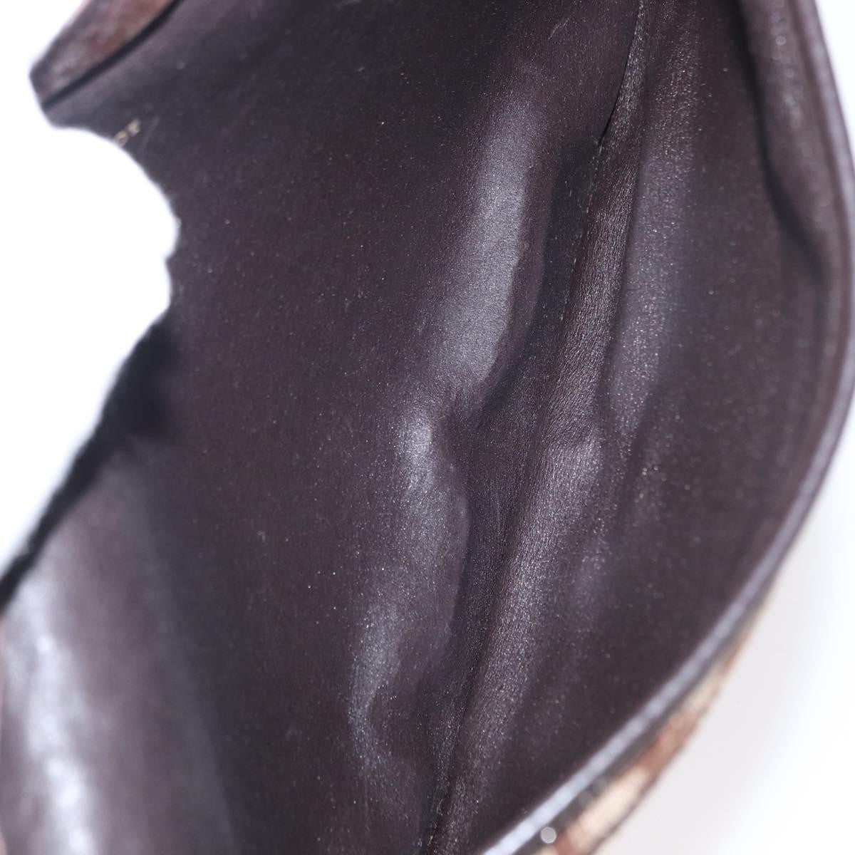 Christian Dior Vintage Trotter Shoulder Bag Canvas, BROWN, CANVAS, Shoulder bag