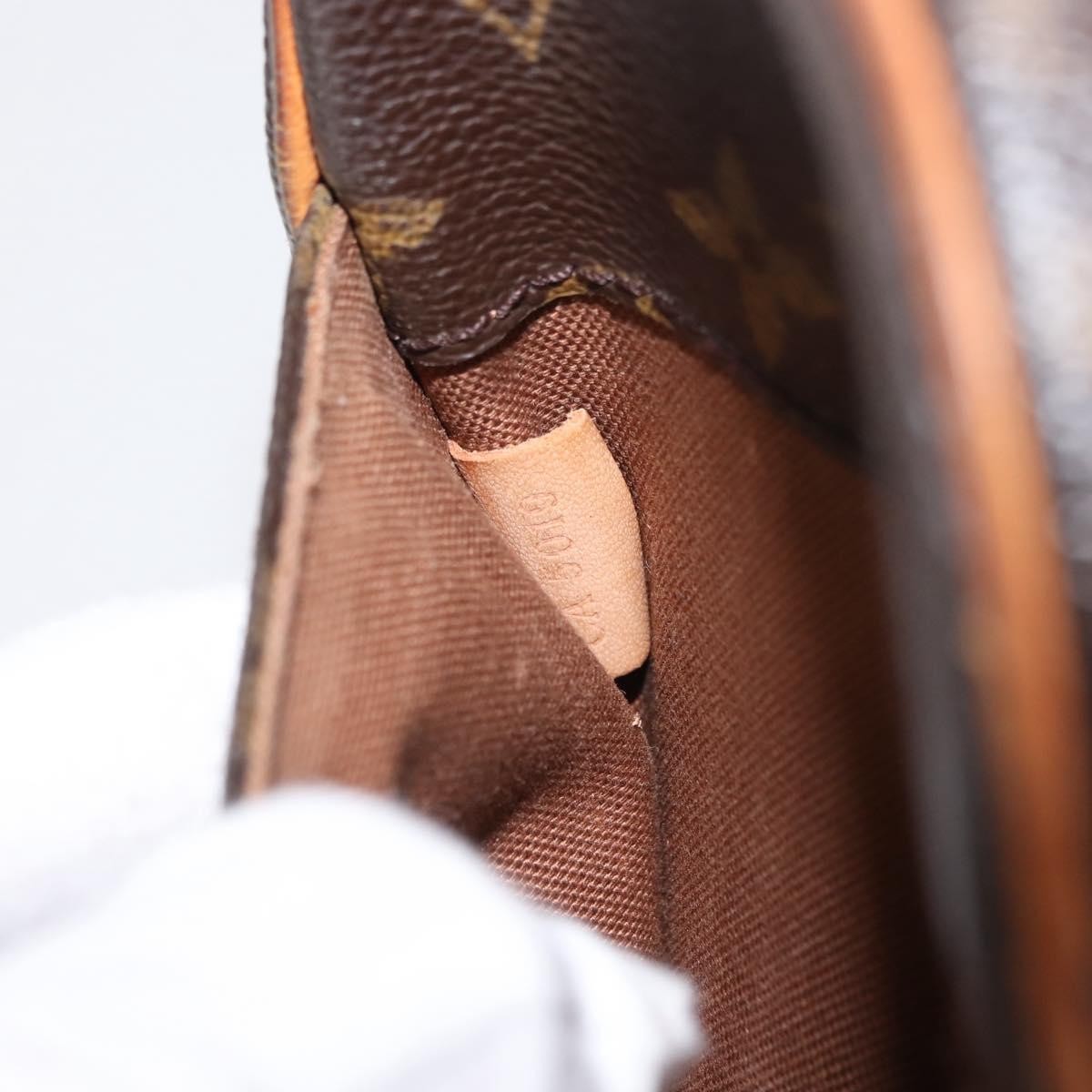 Louis Vuitton Pochette Gange Monogram Canvas, BROWN, CANVAS, Shoulder bag