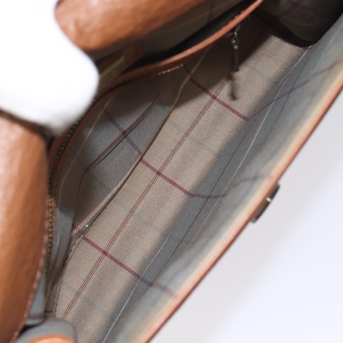 Burberry Vintage Flap Crossbody Bag Leather, BROWN, LEATHER, Shoulder bag