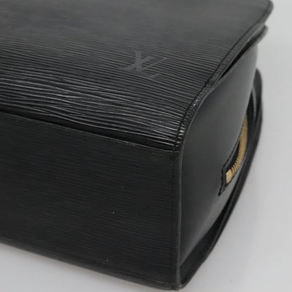Louis Vuitton Pont Neuf Handbag Epi Leather, BLACK, LEATHER, Handbag
