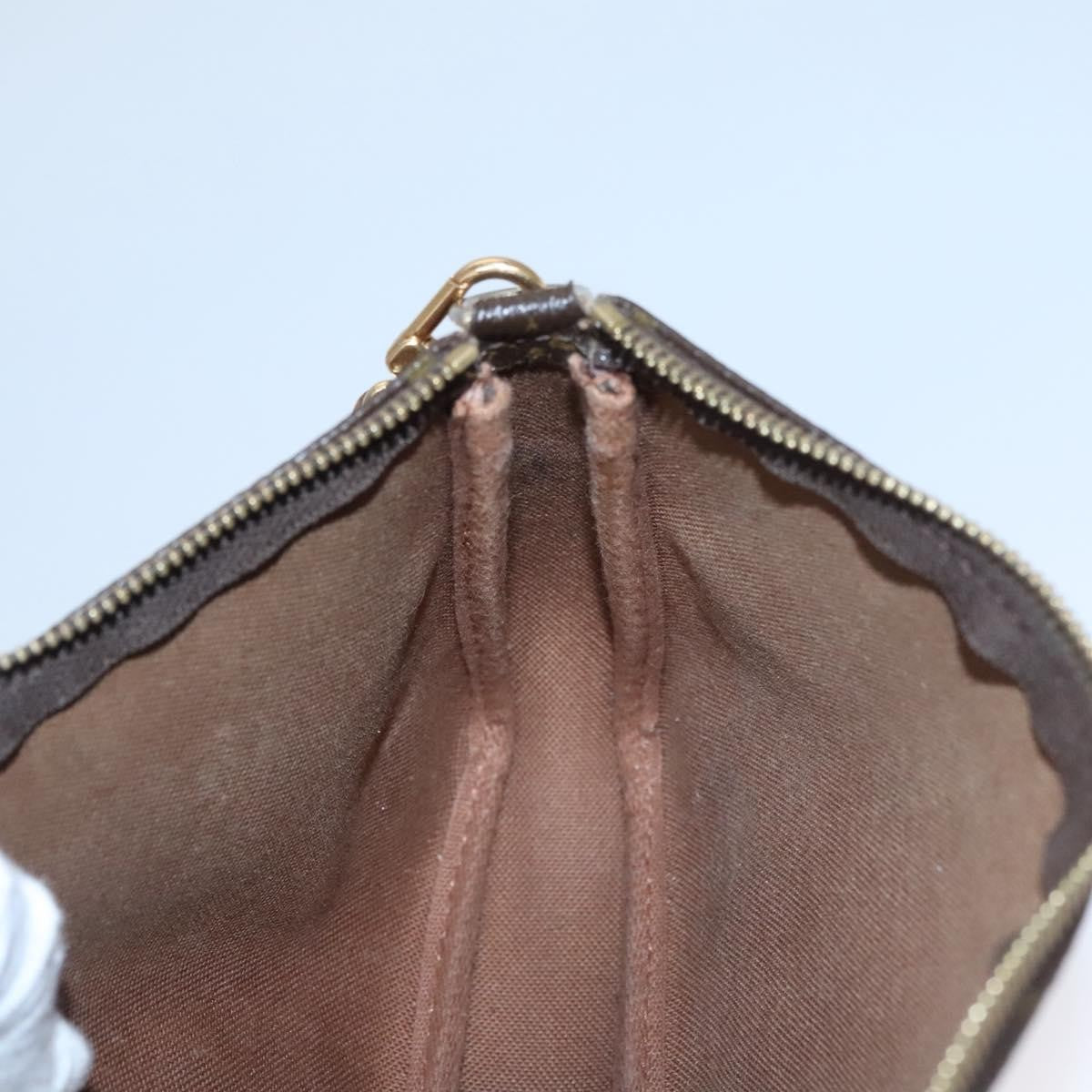 Louis Vuitton Pochette Accessoires Limited Edition Monogram Graffiti, ORANGE, CANVAS, Bag