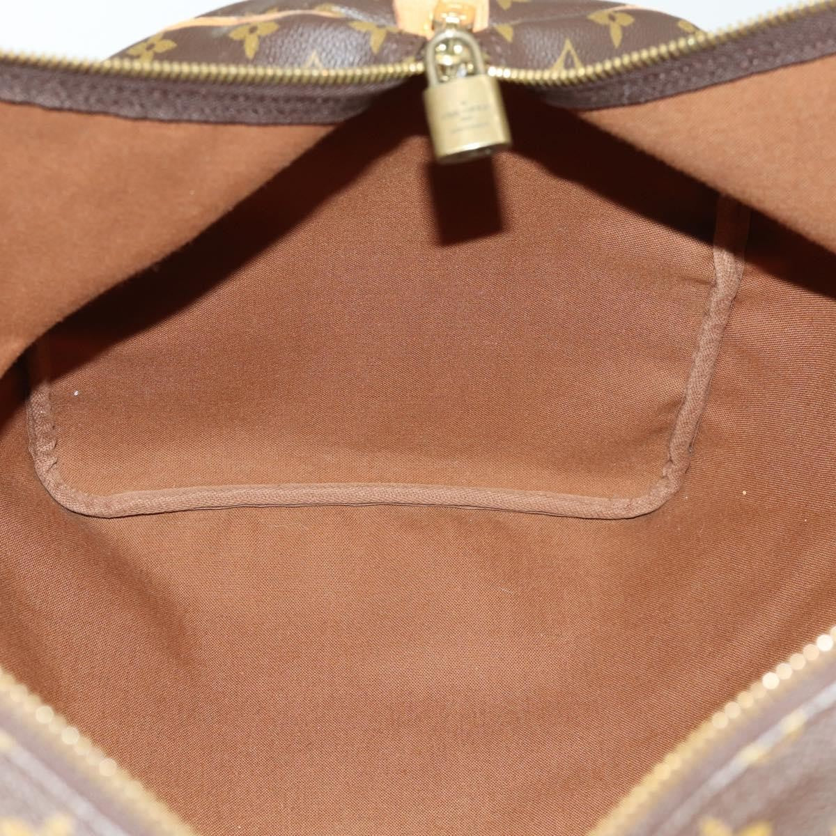 Louis Vuitton Keepall Bag Monogram Canvas, BROWN, CANVAS, Travel bag