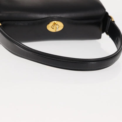 Gucci Vintage Convertible Box Crossbody Bag Leather, BLACK, LEATHER, Handbag