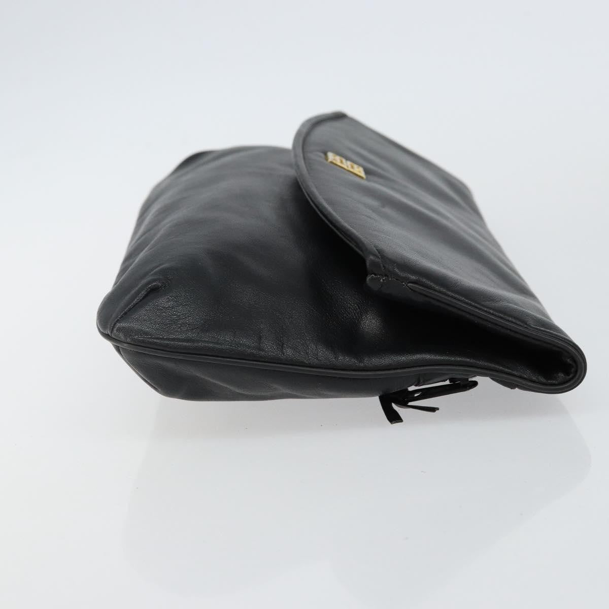 Givenchy 4G pouch Leather, BLACK, LEATHER, Clutche & pouche