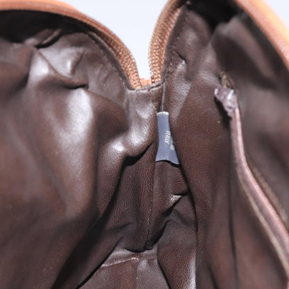 Bally Vintage Handbag Quilted Leather, Brown, Leather, Handbag