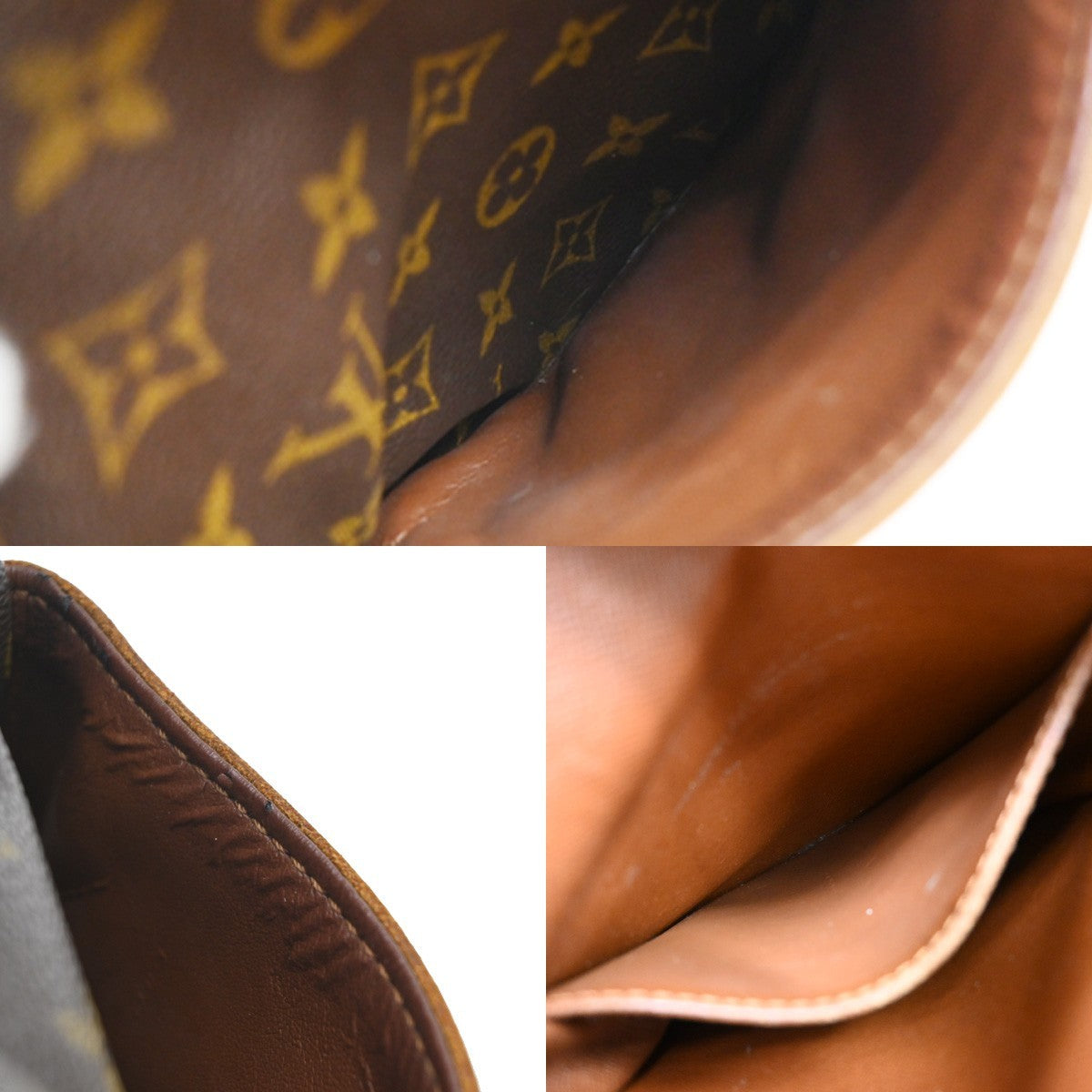 Louis Vuitton Danube Handbag Monogram Canvas, BROWN, CANVAS, Shoulder bag