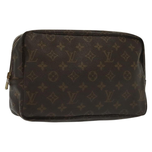 Louis Vuitton Trousse Toilette Monogram Canvas, BROWN, CANVAS, Clutche & pouche