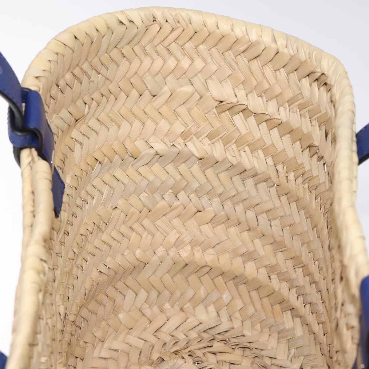 Loewe Basket Tote Raffia, BEIGE, WOOD, Tote bag