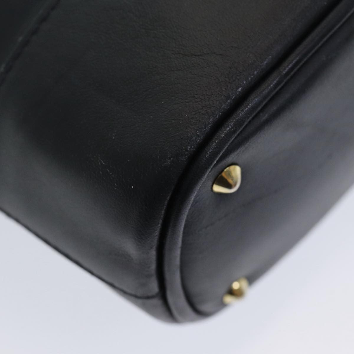 Bally Vintage Shoulder Bag Leather, Black, Leather, Shoulder Bag