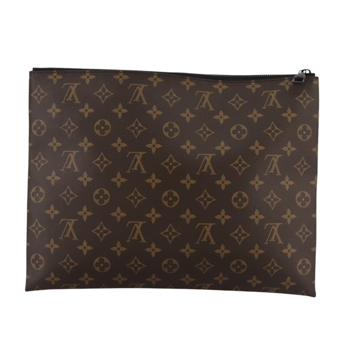Louis Vuitton Solar Ray A4 Pouch Monogram Canvas, BROWN, CANVAS, Clutche & pouche