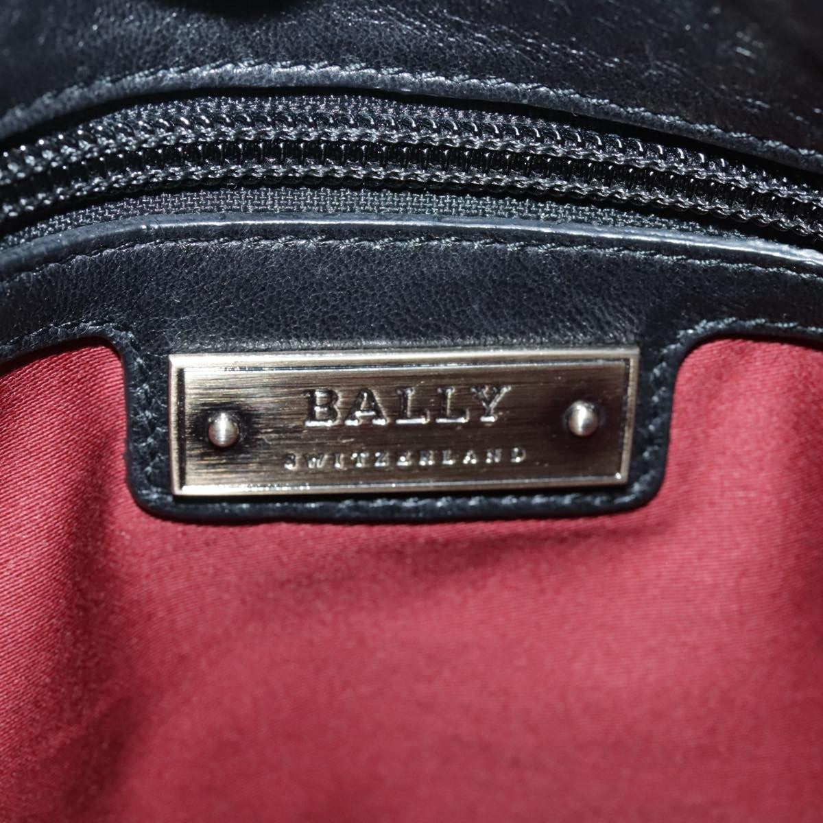 Bally Vintage Shoulder Bag Leather, BLACK, LEATHER, Shoulder bag
