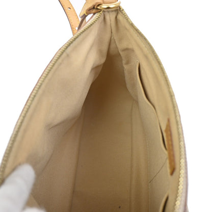 Louis Vuitton Siracusa Handbag Damier, WHITE, CANVAS, Shoulder bag