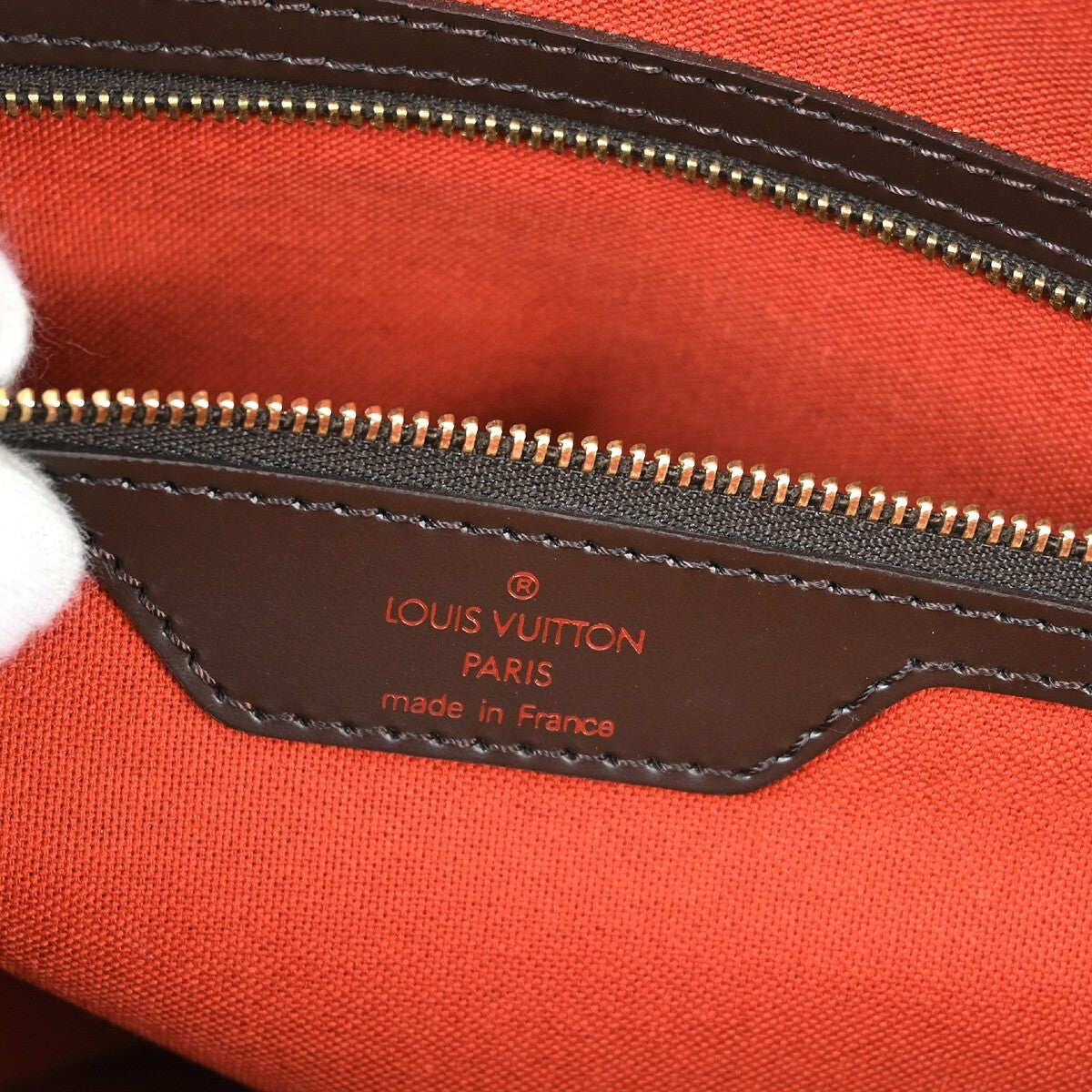 Louis Vuitton Chelsea Handbag Damier, BROWN, CANVAS, Tote bag