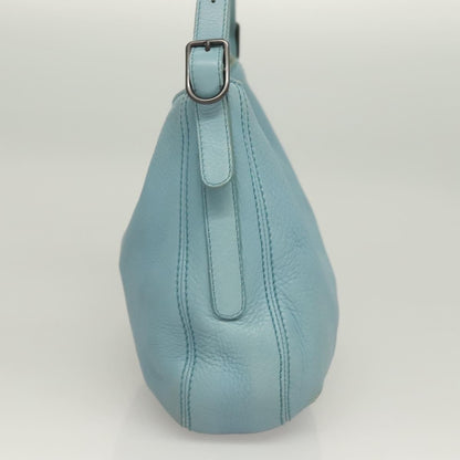 Bottega Veneta Shoulder Bag Leather, BLUE, LEATHER, Shoulder bag