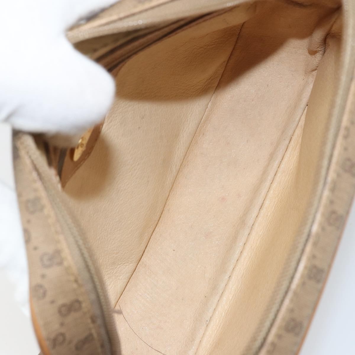 Gucci Micro GG supreme shoulder bag GG canvas, BEIGE, PVC, Shoulder bag