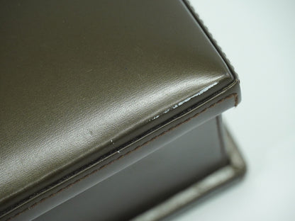 Loewe Postal Bag Leather, BROWN, LEATHER, Crossbody bag